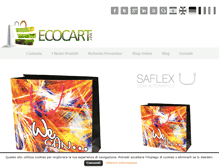 Tablet Screenshot of ecocartspa.com
